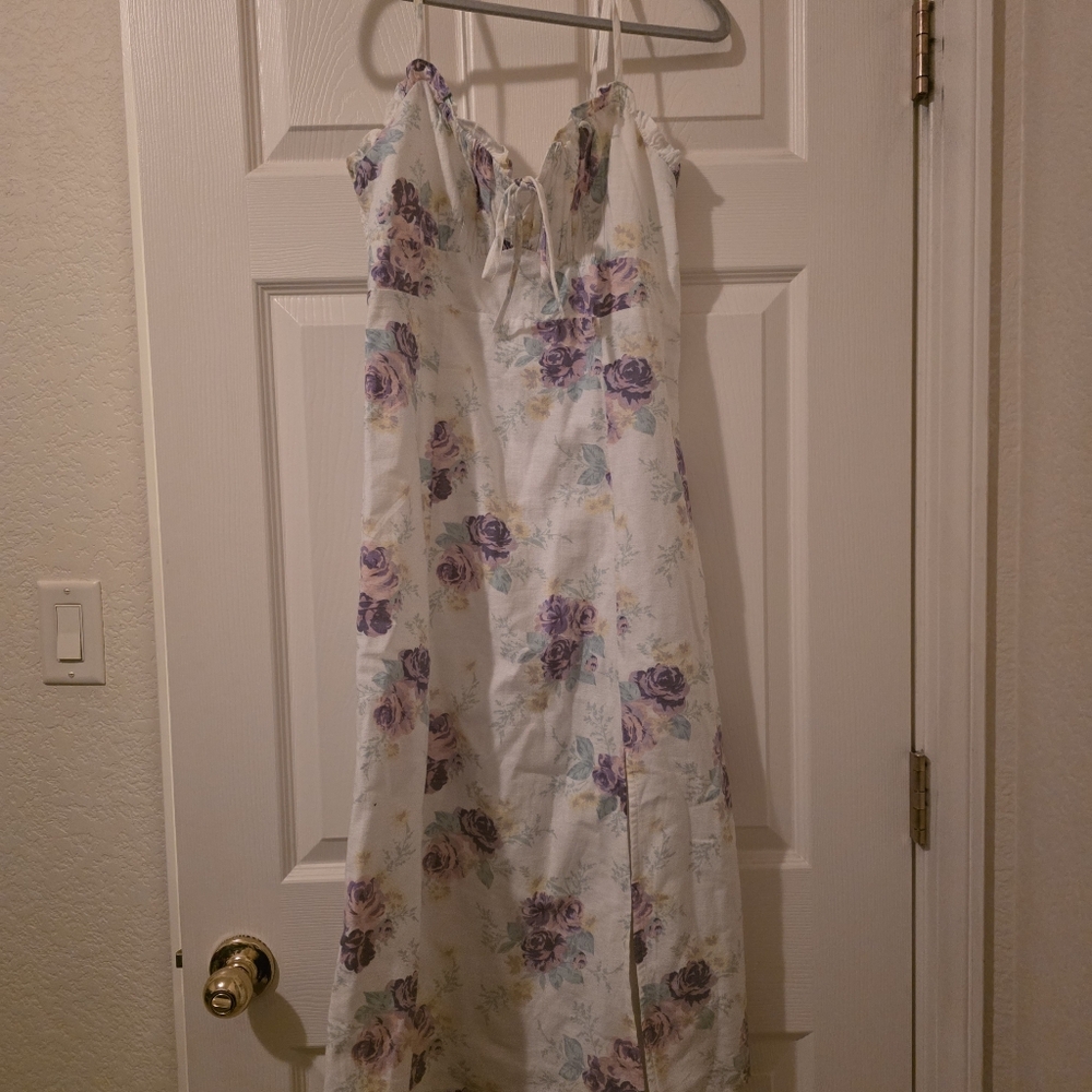 Lucky Brand x Laura Ashley Printed Sleeveless Midi Dress